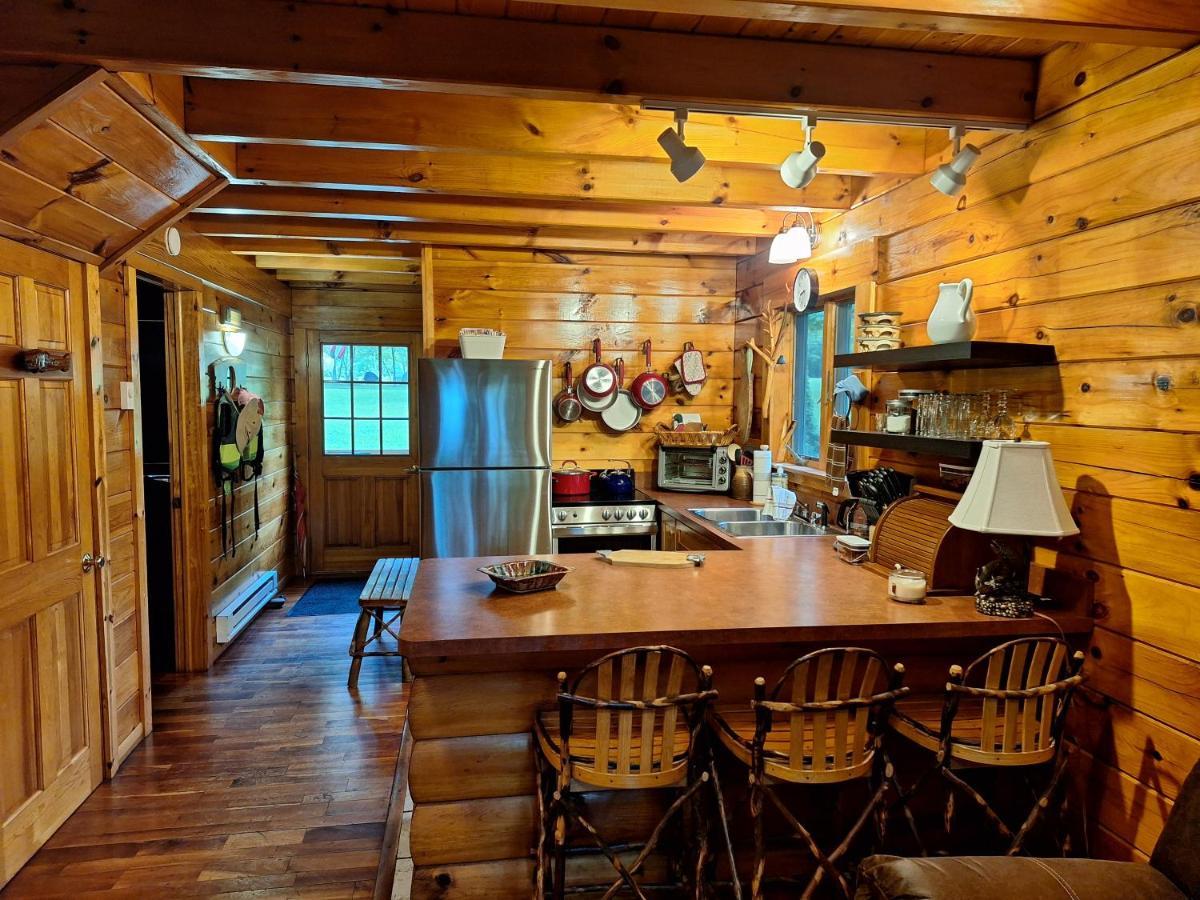 Neshannock Creekside Log Cabin Volant Exterior foto