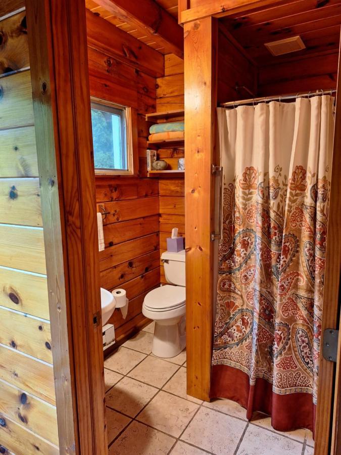 Neshannock Creekside Log Cabin Volant Exterior foto